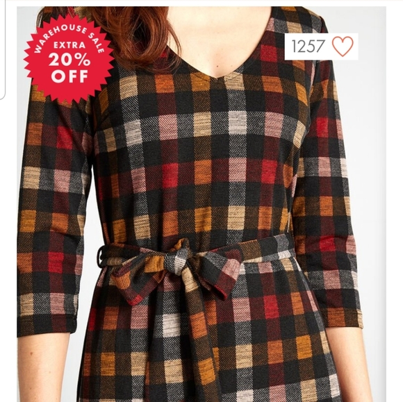 Plaid Dress from Modcloth - Picture 4 of 10